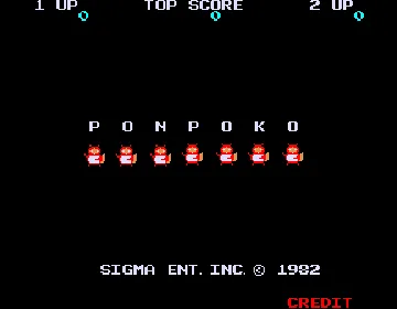 Ponpoko screen shot title